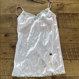 Victoria secret Pink Striped nightgown